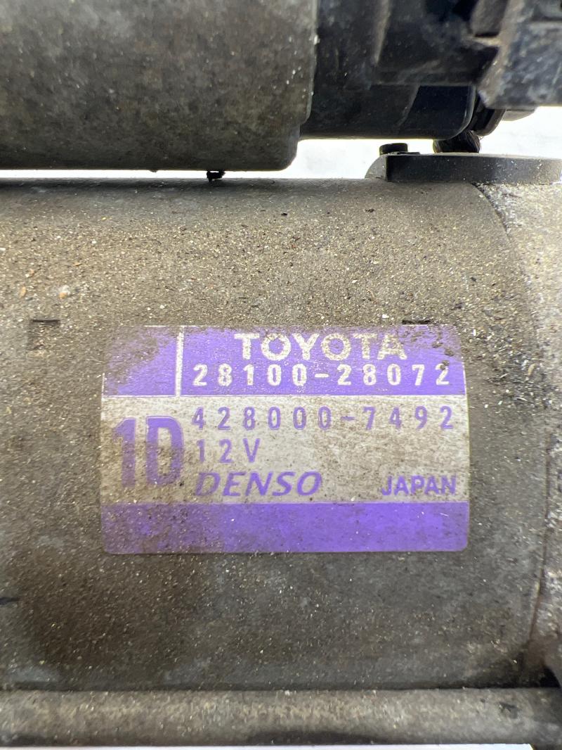 2010 Toyota RAV4 Starter Motor