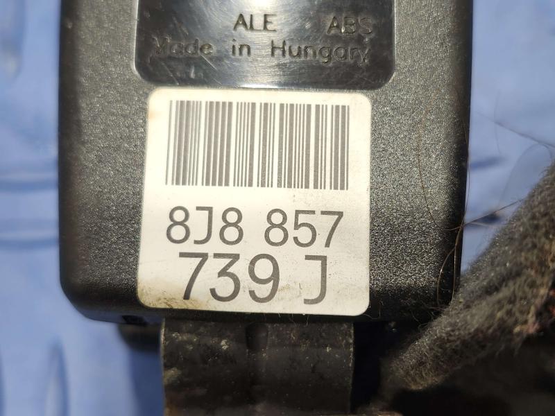 2012 Audi TT Rear Seat Belt