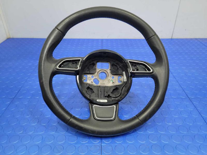 2015-2016 Audi A3 Steering Wheel Black Leather without Paddle Shift OEM 8V0419091BBCJM