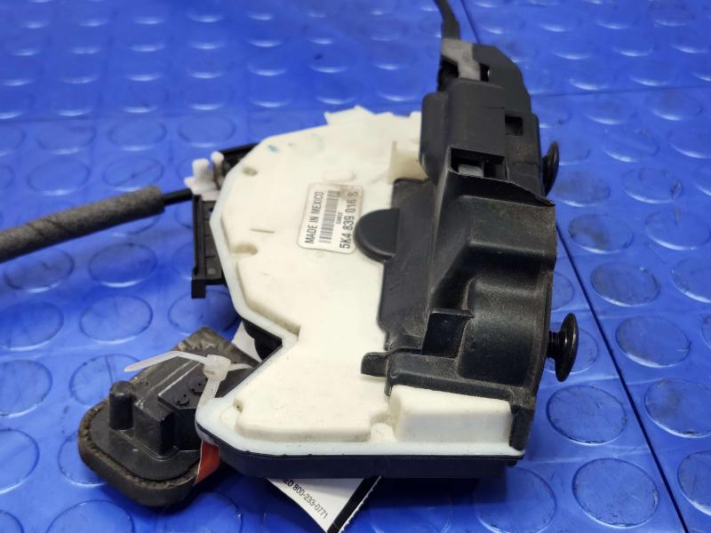 2015 Volkswagen Passat Rear Door Latch