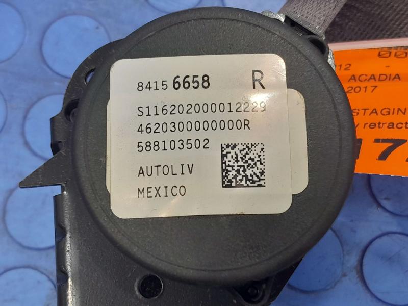 2017 GMC Acadia Rear Seat Belt