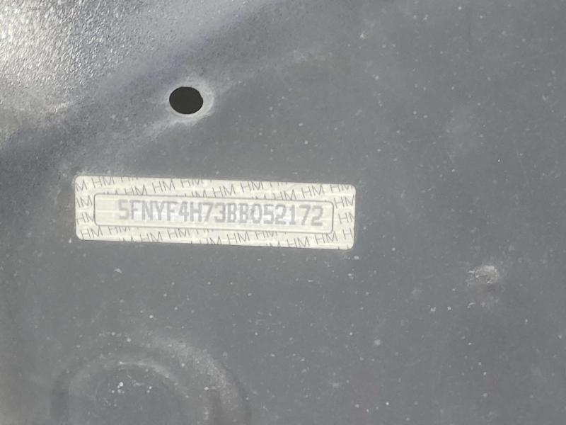 2011 Honda Pilot Hood