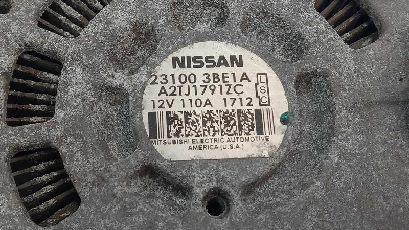 2012 Nissan Versa Alternator