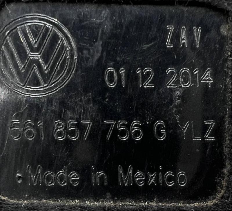 2015 Volkswagen Passat Front Seat Belt