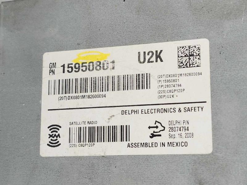 2009 Chevrolet Impala Audio & Visual Equip.(Radio)
