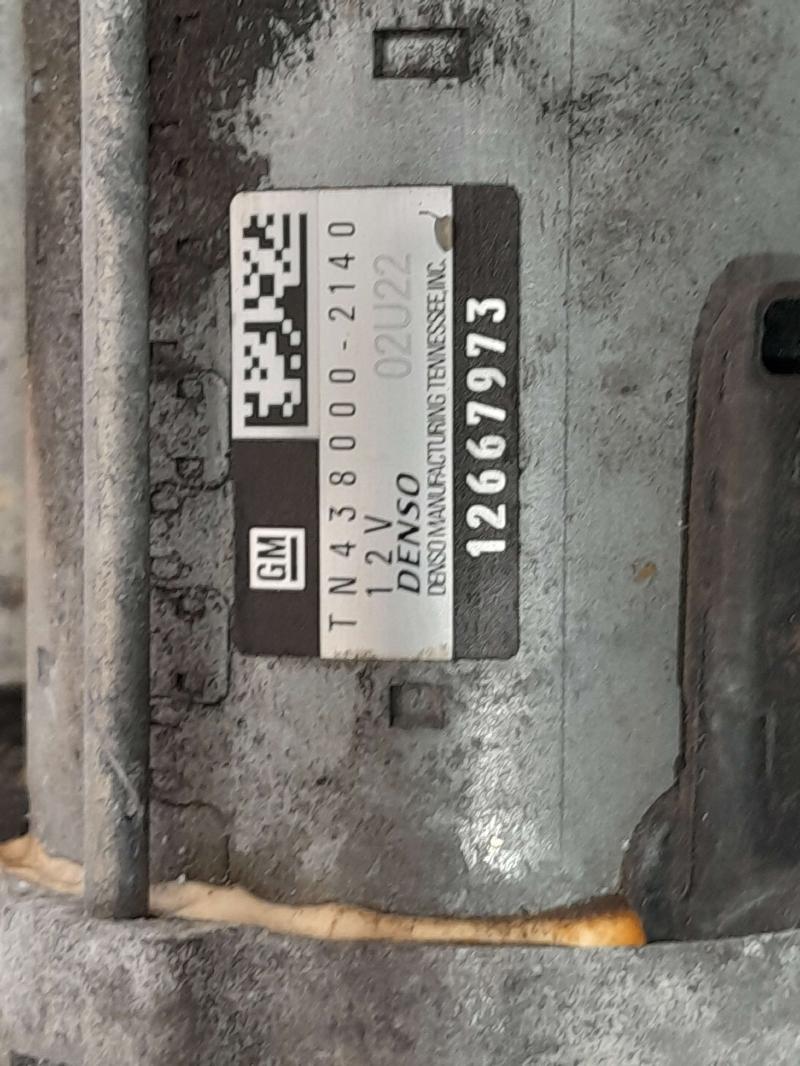 2017 Buick LaCrosse Starter Motor
