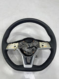 2020 2021 Nissan Versa Steering Wheel Black Leather Orange Stitch OEM 484305EE4A