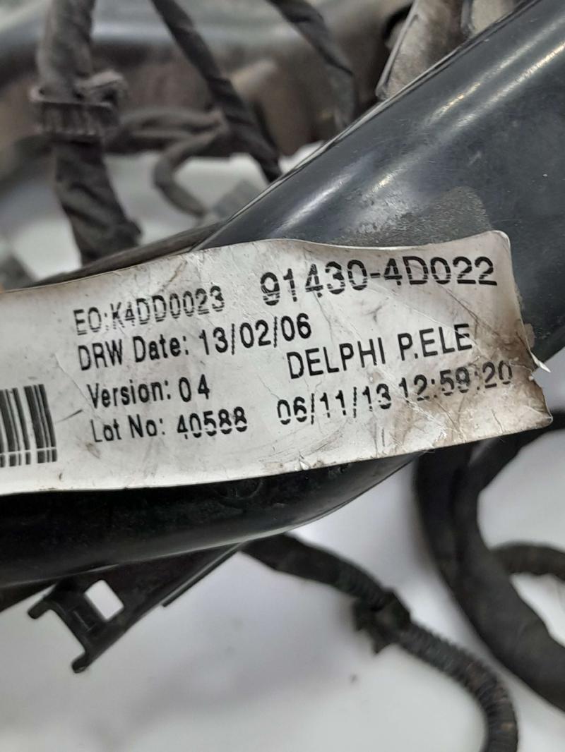 2014 Kia Sedona 3.5L Engine Wiring Harness OEM 91430-4D022