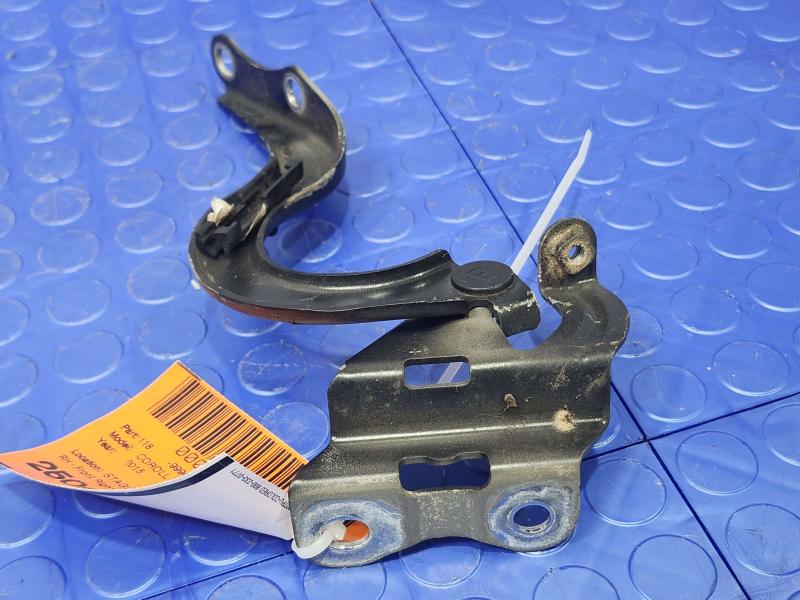 2014-2016 Toyota Corolla Hood Hinge Right Passenger Side Black 209 OEM 5341002220,RH