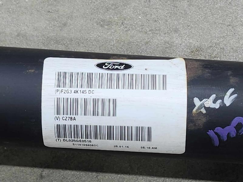 2016 Lincoln MKX 3.7L Rear Driveshaft Propeller Shaft Genuine OEM F2G34K145DC