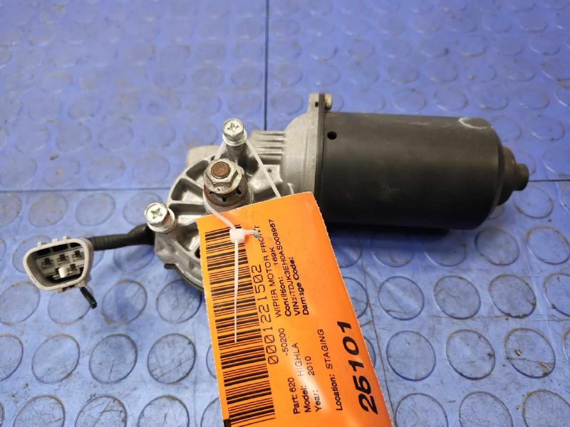 2010 Toyota Highlander Wiper Motor Front