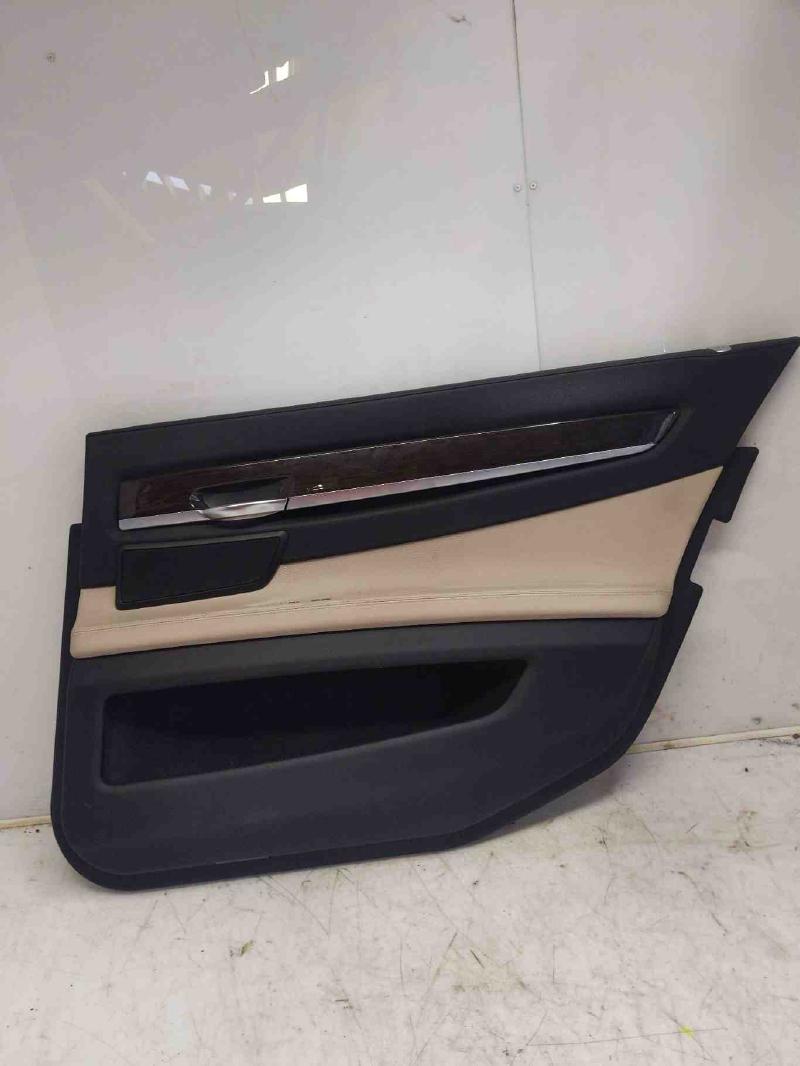 2009 - 2012 BMW 740Li 750Li Rear Door Panel RH Passenger w/ Sunshade & Spkr Opt OEM 51429162262