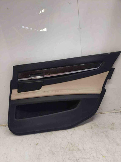 2009 - 2012 BMW 740Li 750Li Rear Door Panel RH Passenger w/ Sunshade & Spkr Opt OEM 51429162262
