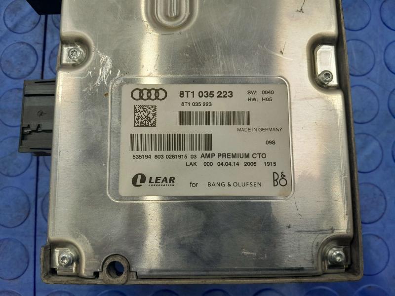 2013-2017 Audi Q5 Lear Radio Amplifier Assembly Genuine OEM 8T0035223A