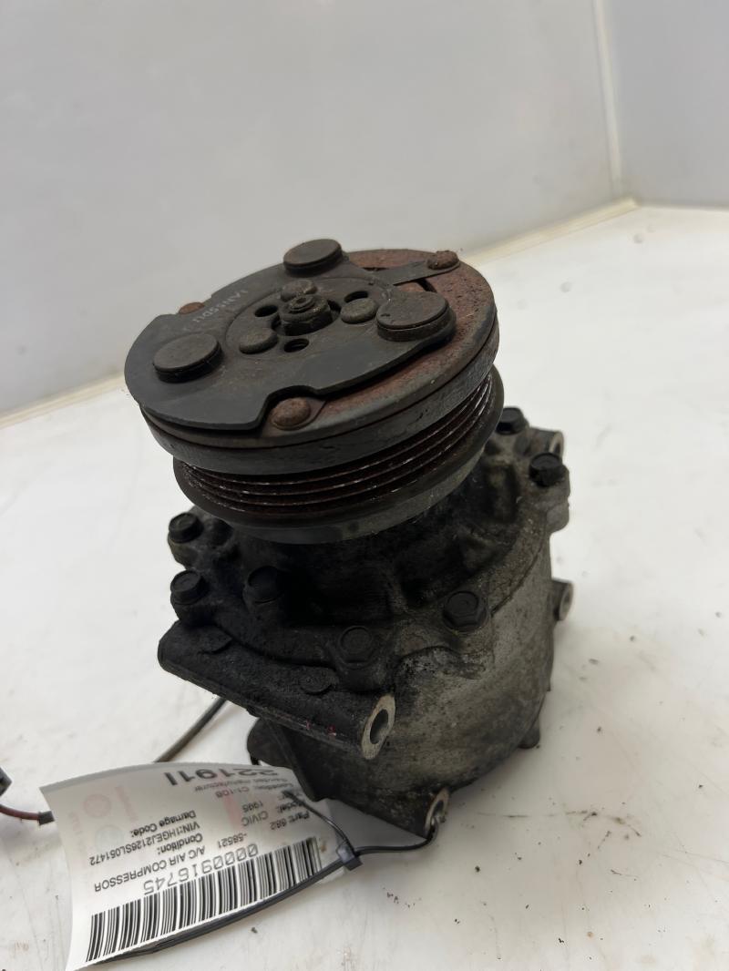 1994 1995 Honda Civic AC Compressor Assembly Sanden Manufacturer OEM 38810P06A04