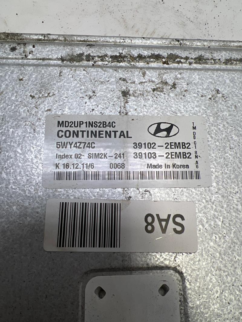 2012 Hyundai Elantra Engine/Motor Brain Box