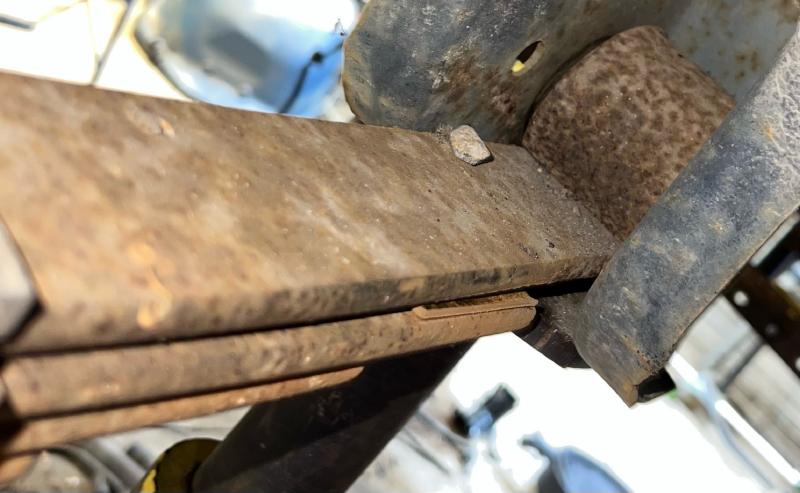 1993 Chevrolet G20 Leaf Spring Rear