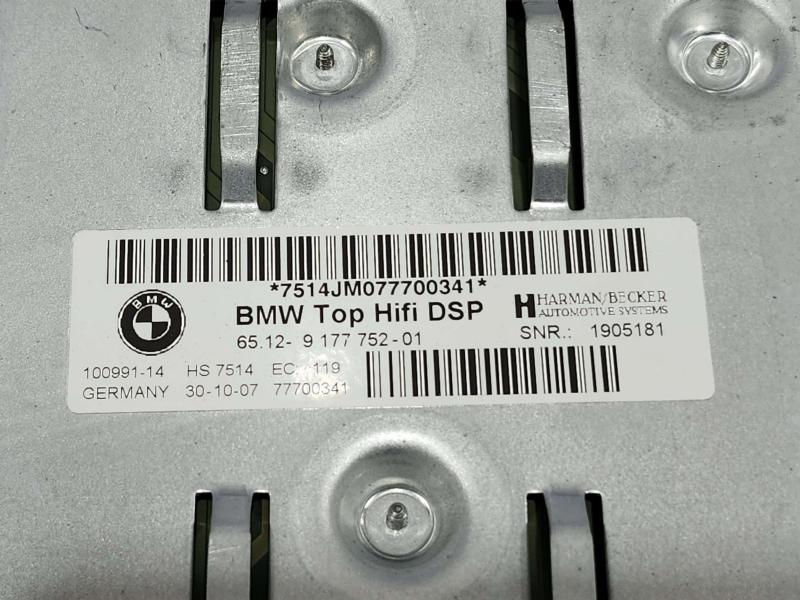 2010 BMW 528I Audio & Visual Equip.(Radio)