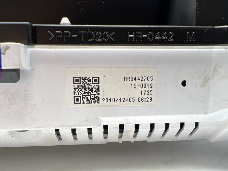 2019 Honda Civic Speedometer