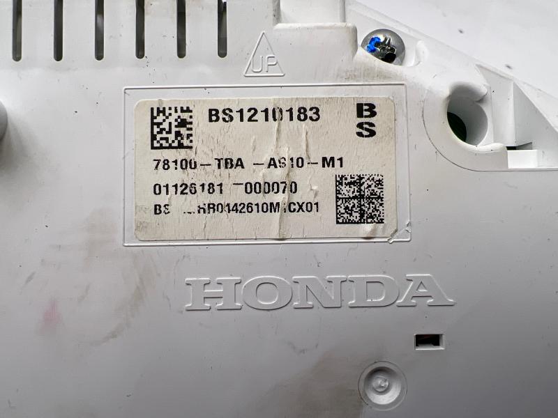 2019 Honda Civic Speedometer