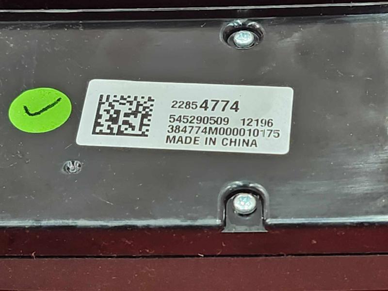 2013 Chevrolet Malibu Heater A/C Control