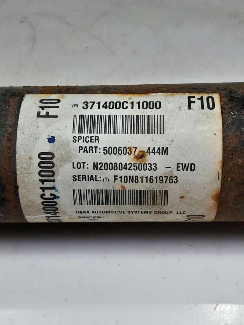 2008 - 2022 Toyota Sequoia 5.7L Front Driveshaft Propeller Shaft OEM 371400C110
