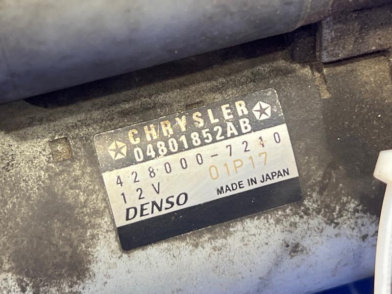 2012 Dodge Durango Starter Motor
