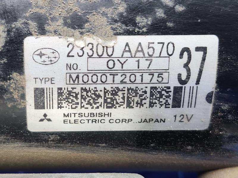 2011 Subaru Forester Starter Motor