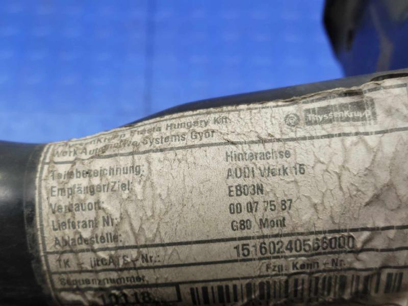 2015-2019 Audi A3 Sedan FWD Rear Crossmember Subframe Genuine OEM 3Q0505315AC