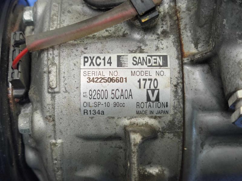 2017 Infiniti Q50 A/C Air Compressor