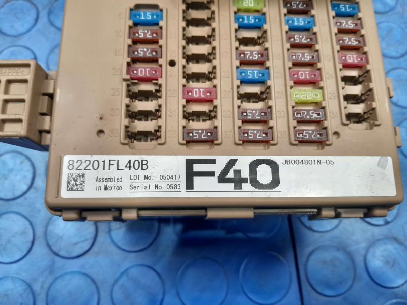 2017 Subaru Impreza Cabin Fuse Box Junction Block Left Genuine OEM 82201FL40B