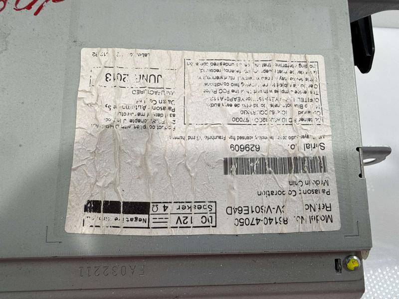 2013 Toyota Prius Audio & Visual Equip.(Radio)