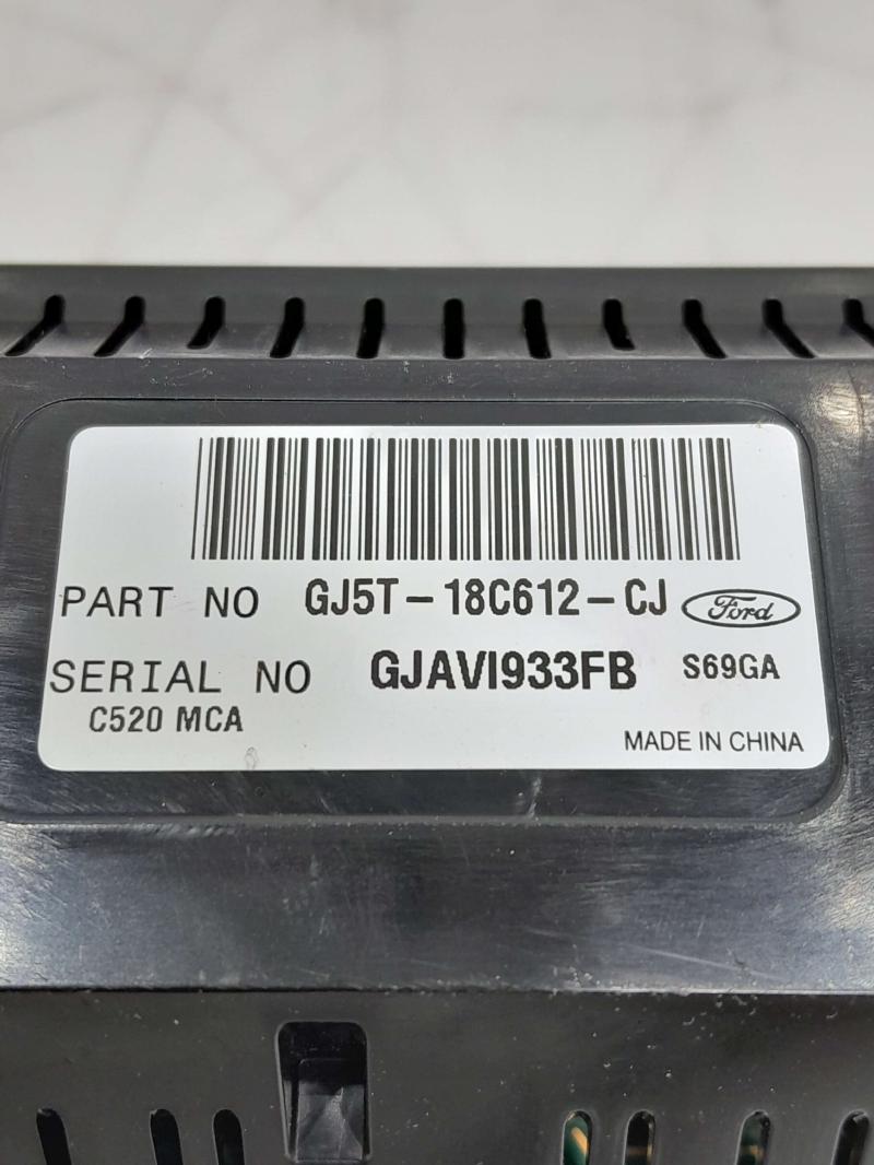2019 Ford Escape Heater A/C Control