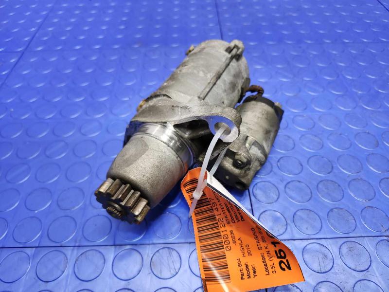 2010 Toyota Highlander Starter Motor