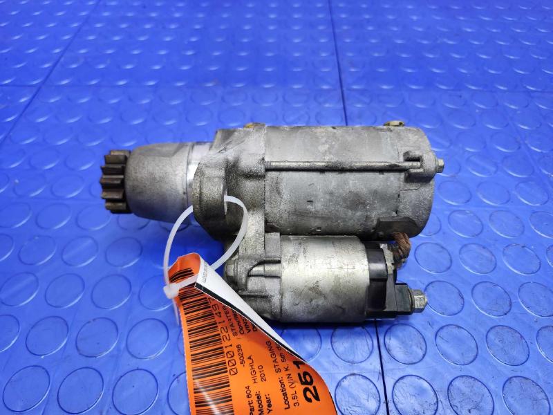 2010 Toyota Highlander Starter Motor