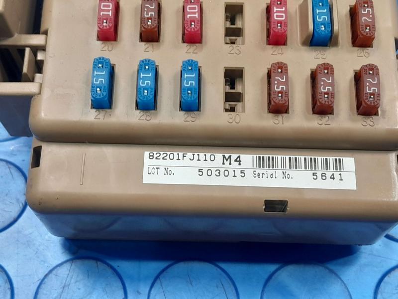 2013-2015 Subaru XV Crosstrek Cabin Fuse Box Junction Block OEM 82201FJ110
