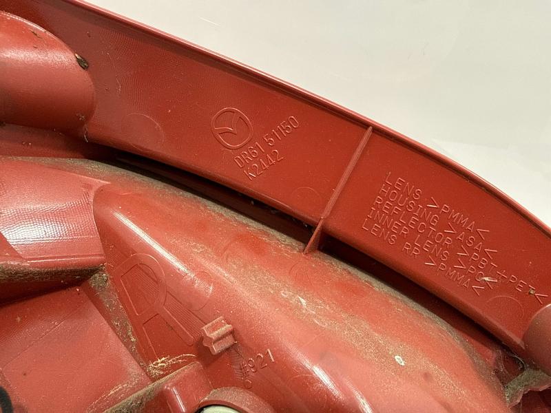 2013 Mazda Mazda2 Tail Light Assembly