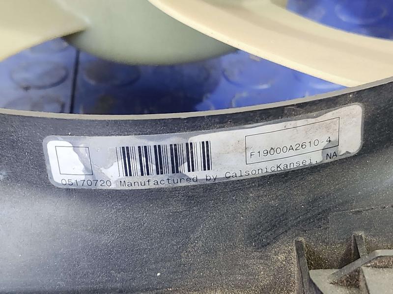 2008 Subaru Legacy Electric Cooling Motor