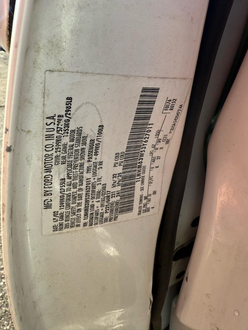 2003 Lincoln Town Car Air Cond. Evaporator