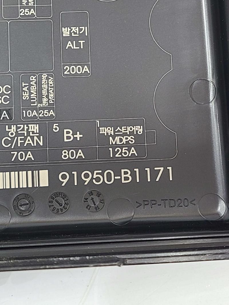 2015 Genesis Genesis Engine Fuse Box