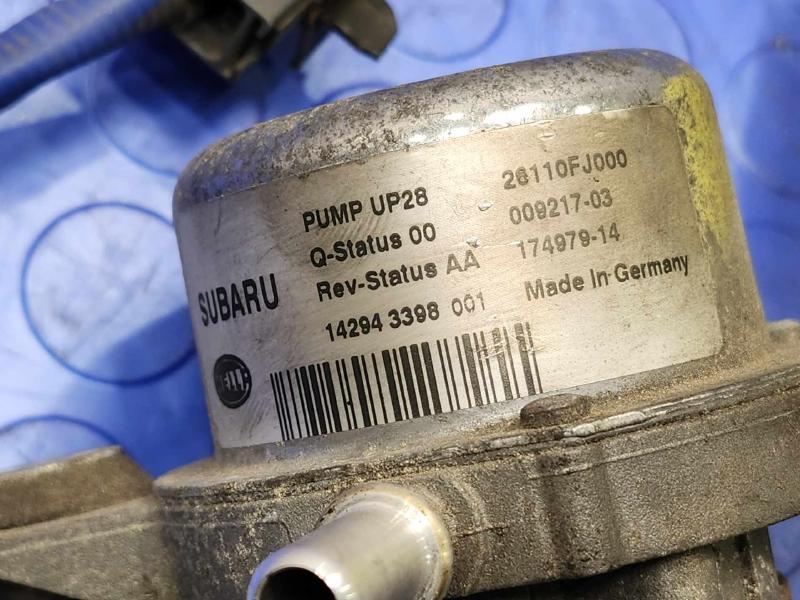 2015-2018 Subaru Forester 2.0L Turbo Auxiliary Brake Booster Vacuum Pump OEM 26110FJ000