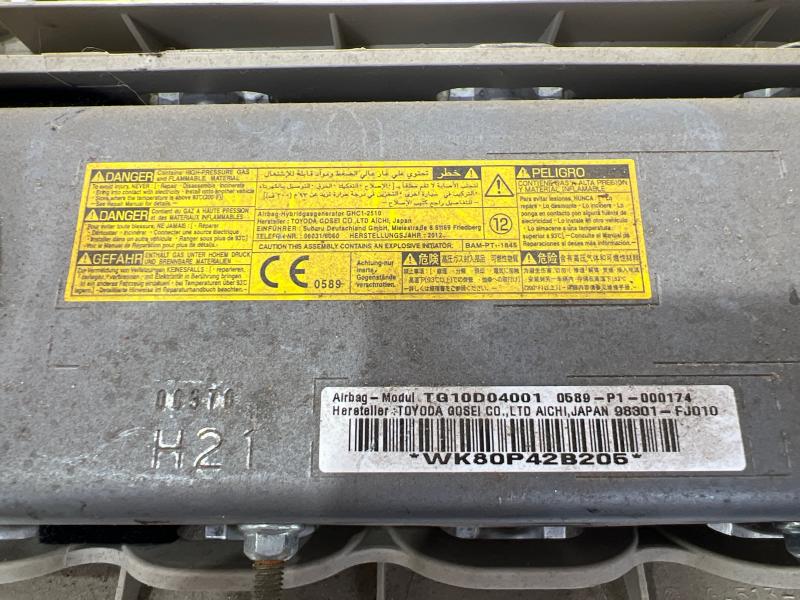 2013 Subaru Crosstrek Air Bag