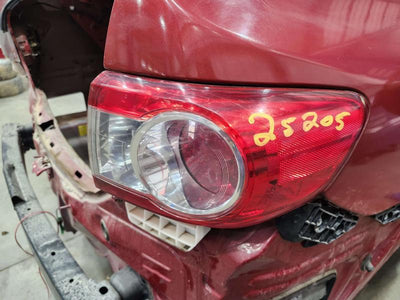 2011 Toyota Corolla Tail Light Assembly