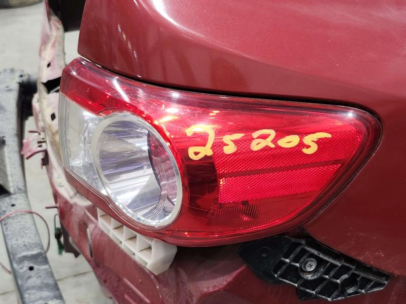 2011 Toyota Corolla Tail Light Assembly