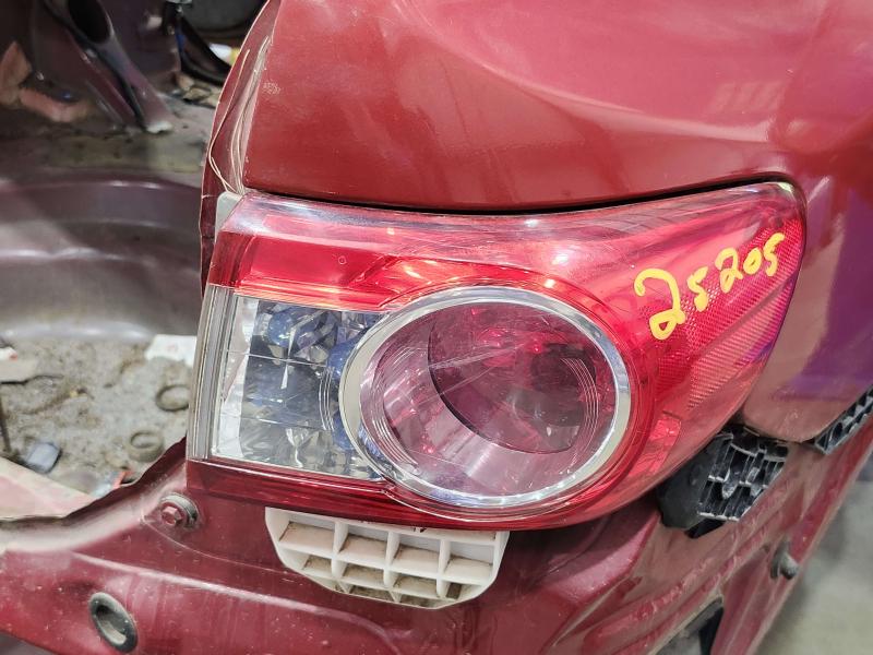 2011 Toyota Corolla Tail Light Assembly