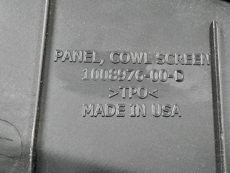 2012-2016 Tesla Model S Front Windshield Cowl Trim Screen Panel 1008976-00-E OEM