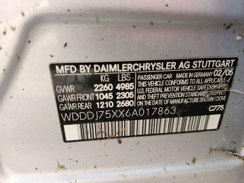 2006 Mercedes CLS-Class Air Cond. Evaporator