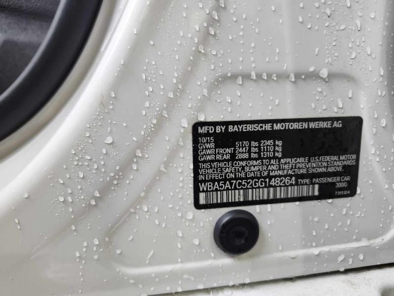 2016 BMW 528I Air Cond. Evaporator