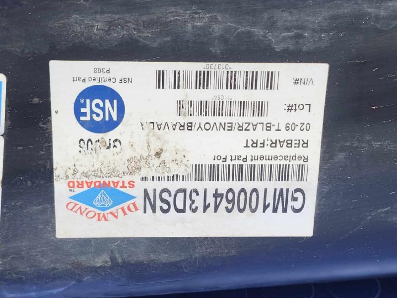 2005 Chevrolet Trailblazer Front Bumper Reinforcement