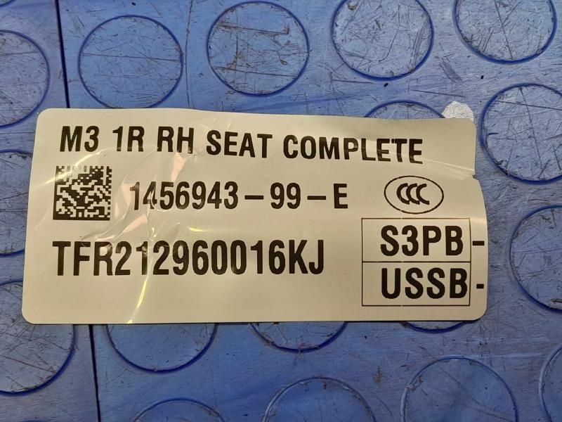 2017-2023 Tesla Model 3 Passenger Front Seat Tracks and Motors Assembly OEM